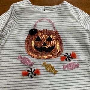 Mud Pie Girl's Pumpkin Halloween Tunic